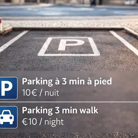 Gare Centre Parking Lägenhet Nancy