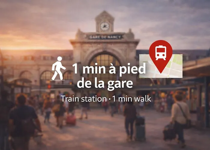 Gare Centre Parking Apartment *